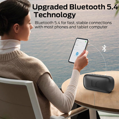 Kannettava Bluetooth-kaiutin Monster S150, 14W, TWS, RGB, vedenkestävä, musta