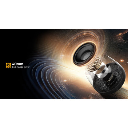 Kannettava Bluetooth-kaiutin Monster Mag Flux, 5W, TWS, RGB, Musta