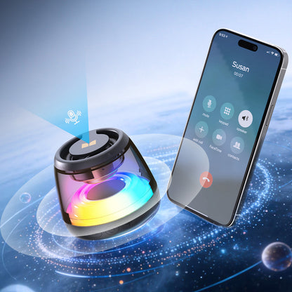 Kannettava Bluetooth-kaiutin Monster Mag Flux, 5W, TWS, RGB, Musta