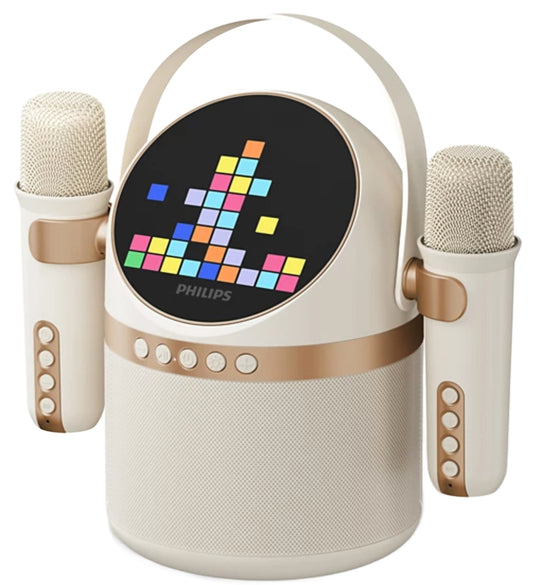 Philipsin kannettava Bluetooth-kaiutin, 10W, Karaoke, Beige TAS2509WT/00