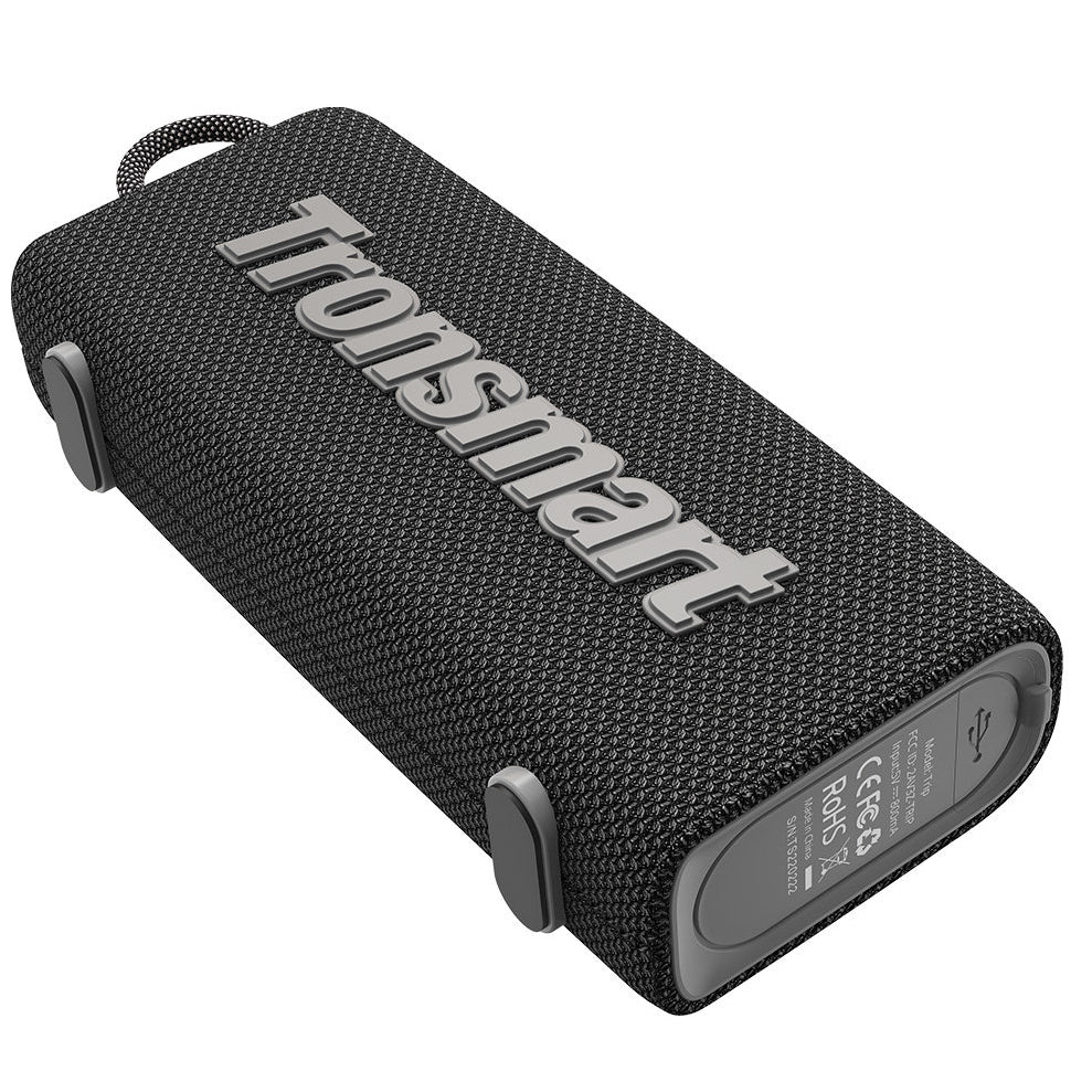 Kannettava Bluetooth-kaiutin Tronsmart Trip, 10W, TWS, vedenpitävä, Musta