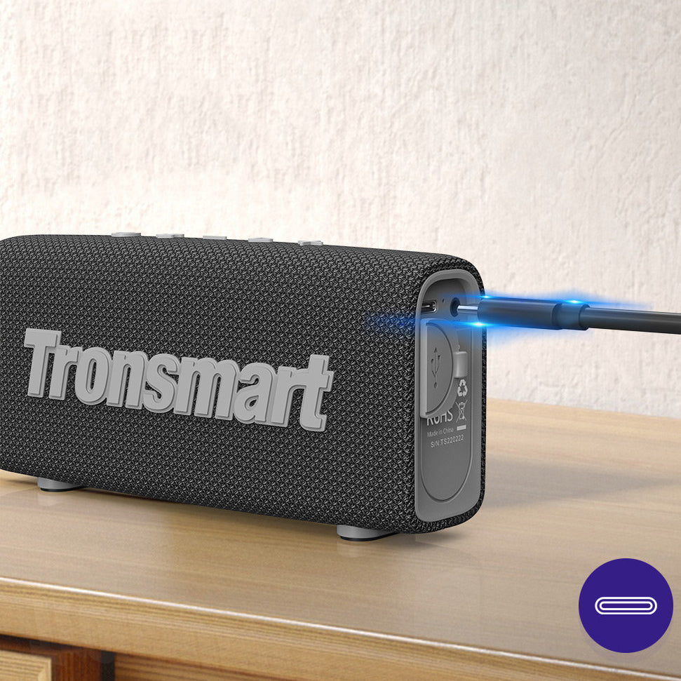 Kannettava Bluetooth-kaiutin Tronsmart Trip, 10W, TWS, vedenpitävä, Musta