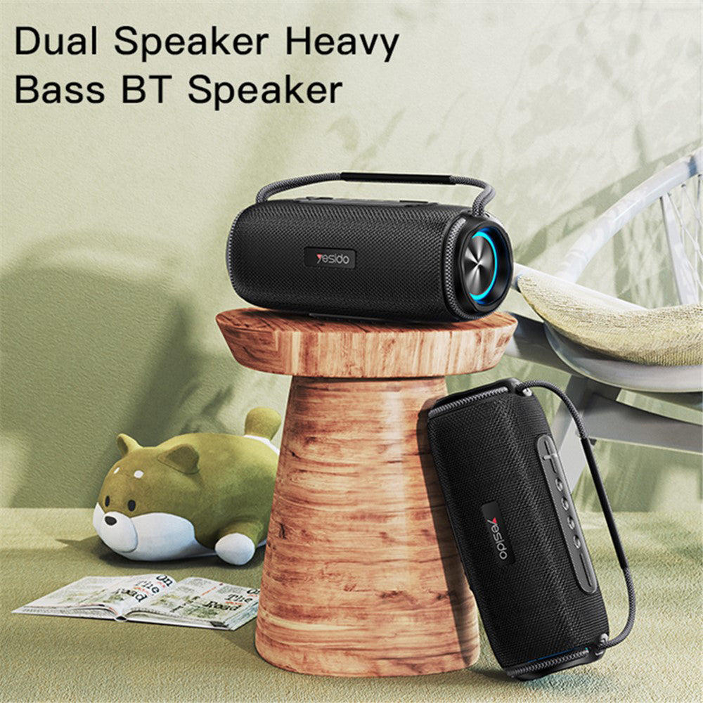 Kannettava Bluetooth-kaiutin Yesido YSW11, 40W, RGB, Vedenkestävä, Musta