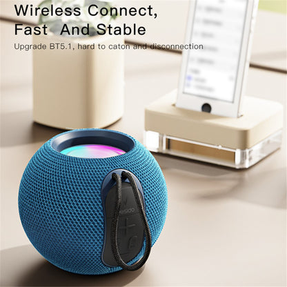 Kannettava Bluetooth-kaiutin Yesido YSW13, 5W, RGB, Sininen