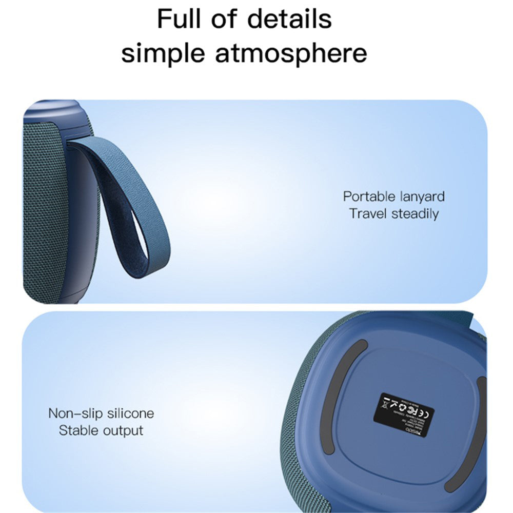 Kannettava Bluetooth-kaiutin Yesido YSW14, 5W, RGB, Sininen