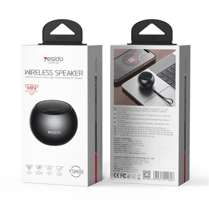 Bluetooth-kaiutin Yesido YSW33, 3W, Musta