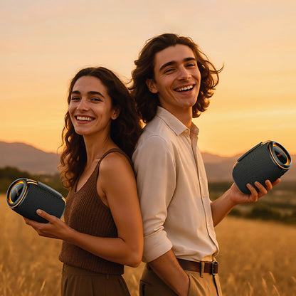 Kannettava Bluetooth-kaiutin Yesido YSW39, 20W, TWS, RGB, Musta