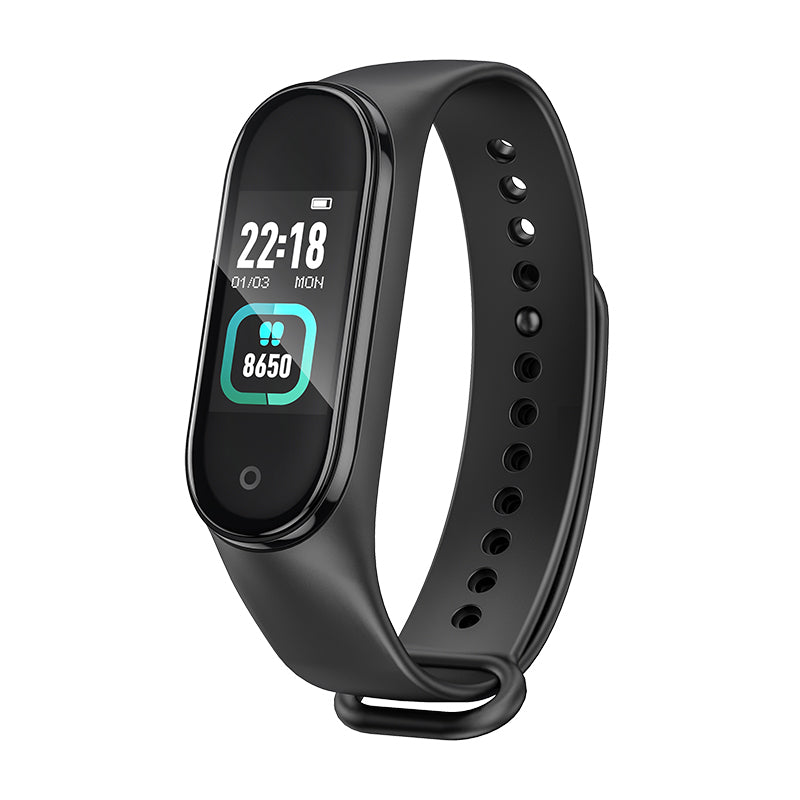 Fitnessranneke HOCO GA08, Musta