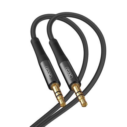 Audiojohto 3.5mm - 3.5mm XO Design NB-R175A, 1m, Musta