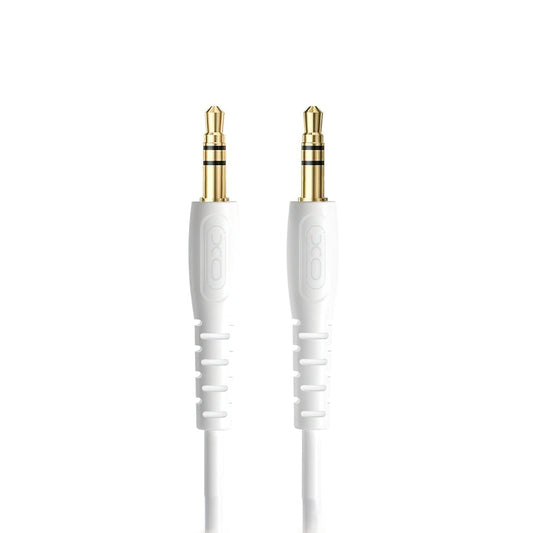 Audiojohto 3.5mm - 3.5mm XO Design NB-R270, 1m, Valkoinen