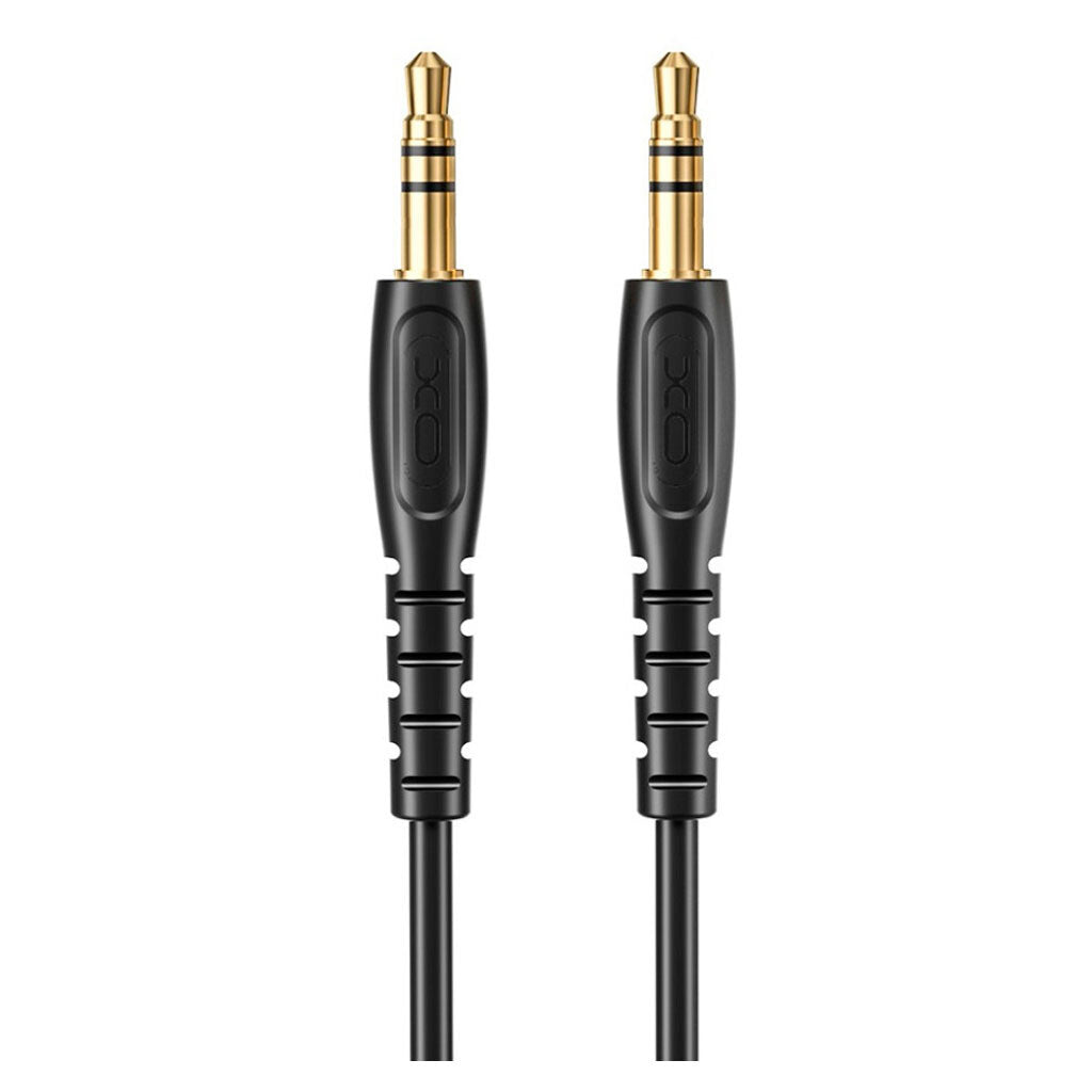 Audiojohto 3.5mm - 3.5mm XO Design NB-R270, 1m, Musta