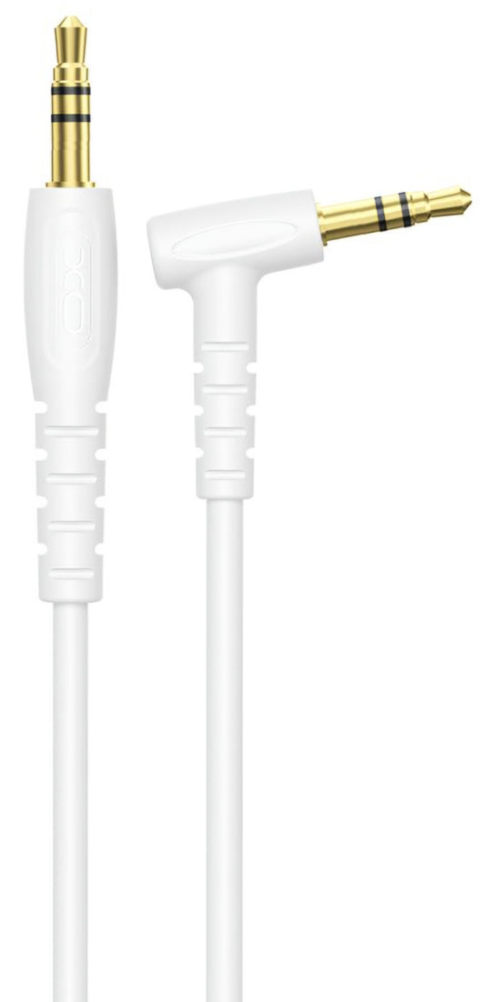 Audiojohto 3.5mm - 3.5mm XO Design NB-R272, 1m, Valkoinen