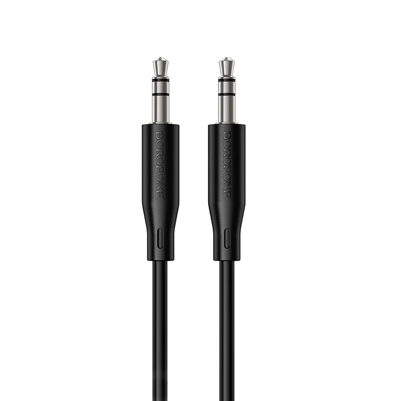 3,5 mm - 3,5 mm Borofone BL26 Standard äänikaapeli, 1 m, musta