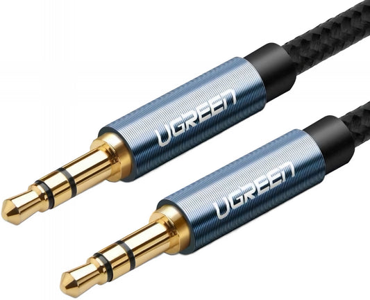 3,5 mm - 3,5 mm UGREEN AV112 äänikaapeli, 2 m, sininen