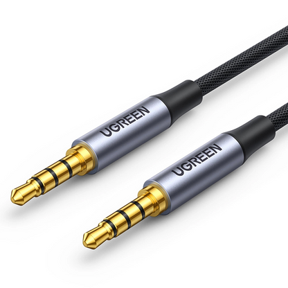3,5 mm - 3,5 mm UGREEN AV183 äänikaapeli, 1,5 m, musta