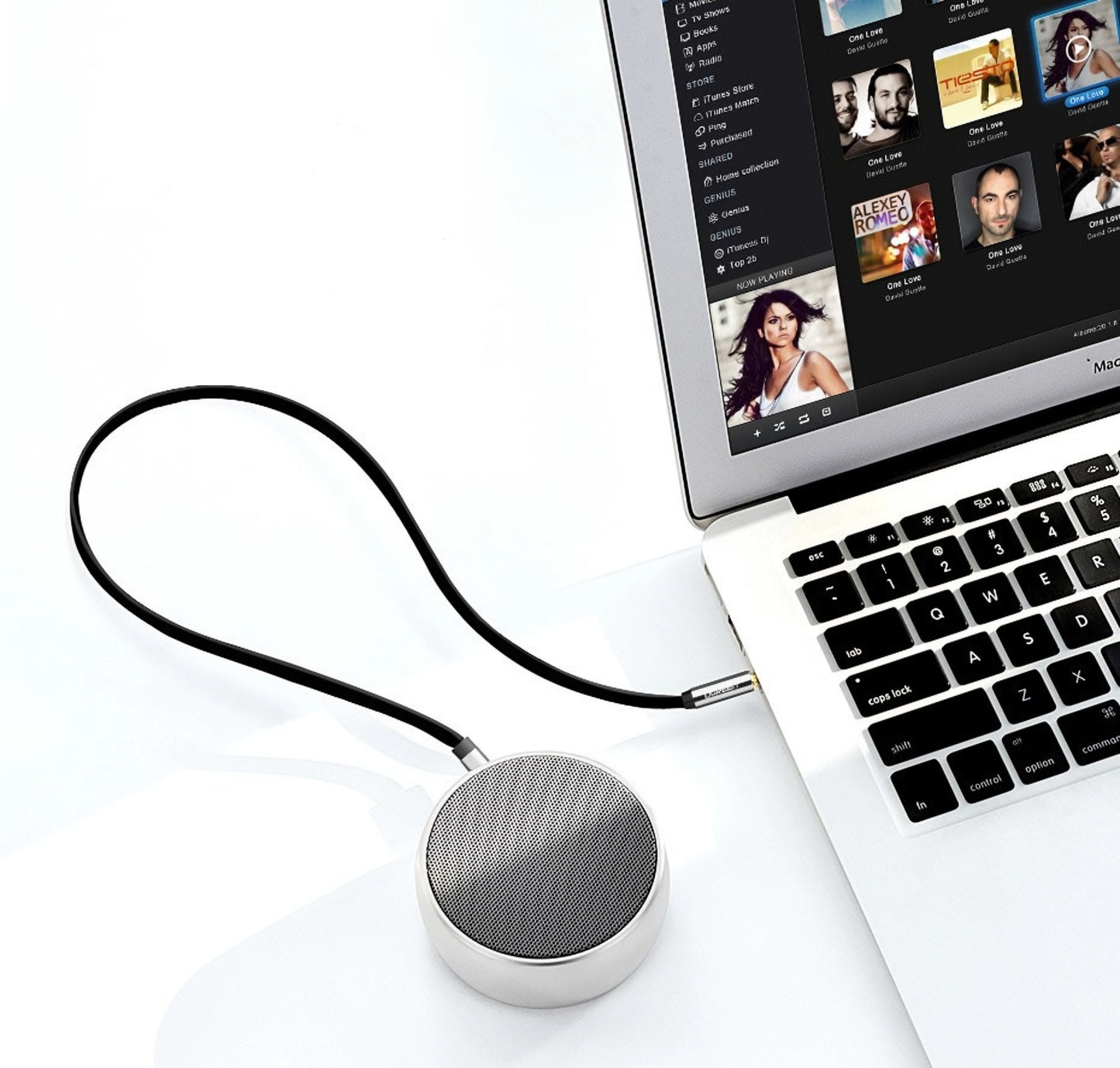 Audiojohto 3.5mm - 3.5mm UGREEN AV119 Angled, 5m, Musta