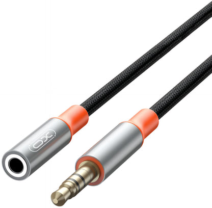 Audiojohto 3.5mm - 3.5mm XO Design NB-R269A, 1m, Musta