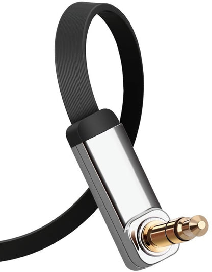 Audiojohto 3.5mm - 3.5mm UGREEN AV119 Angled, 2m, Musta
