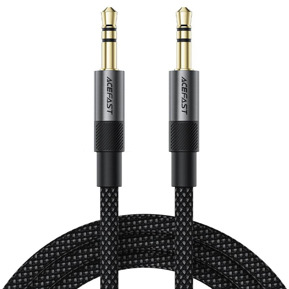 Audiojohto 3.5mm - 3.5mm Acefast J10, 1m, Musta