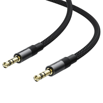 Audiojohto 3.5mm - 3.5mm Acefast J10, 1m, Musta