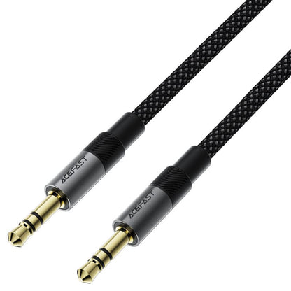 Audiojohto 3.5mm - 3.5mm Acefast J10, 1m, Musta