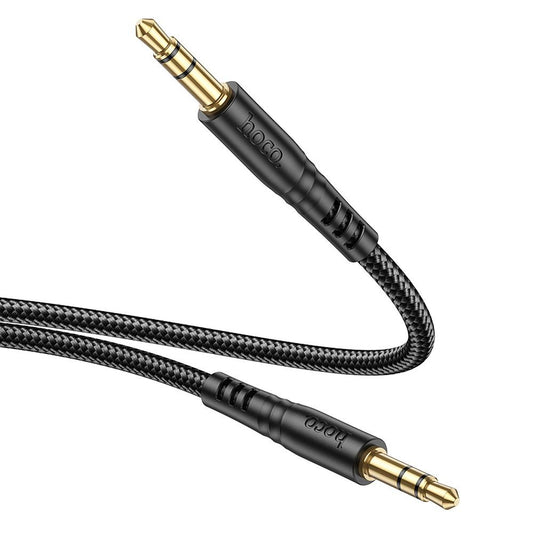 Audiojohto 3.5mm - 3.5mm HOCO UPA24, 1m, Musta
