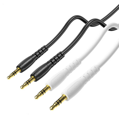 Audiojohto 3.5mm - 3.5mm XO Design NB-R270, 1m, Musta