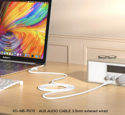 3.5mm - 3.5mm XO Design NB-R272 Audio Cable, 1m, Black