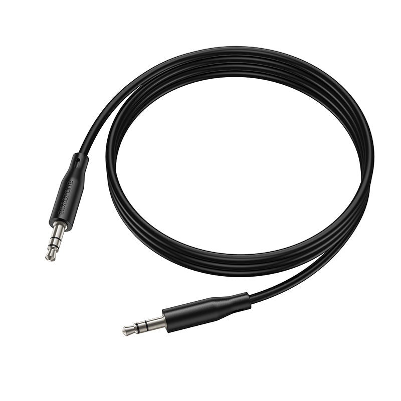 3,5 mm - 3,5 mm Borofone BL26 Standard äänikaapeli, 1 m, musta