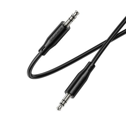 3,5 mm - 3,5 mm Borofone BL26 Standard äänikaapeli, 1 m, musta
