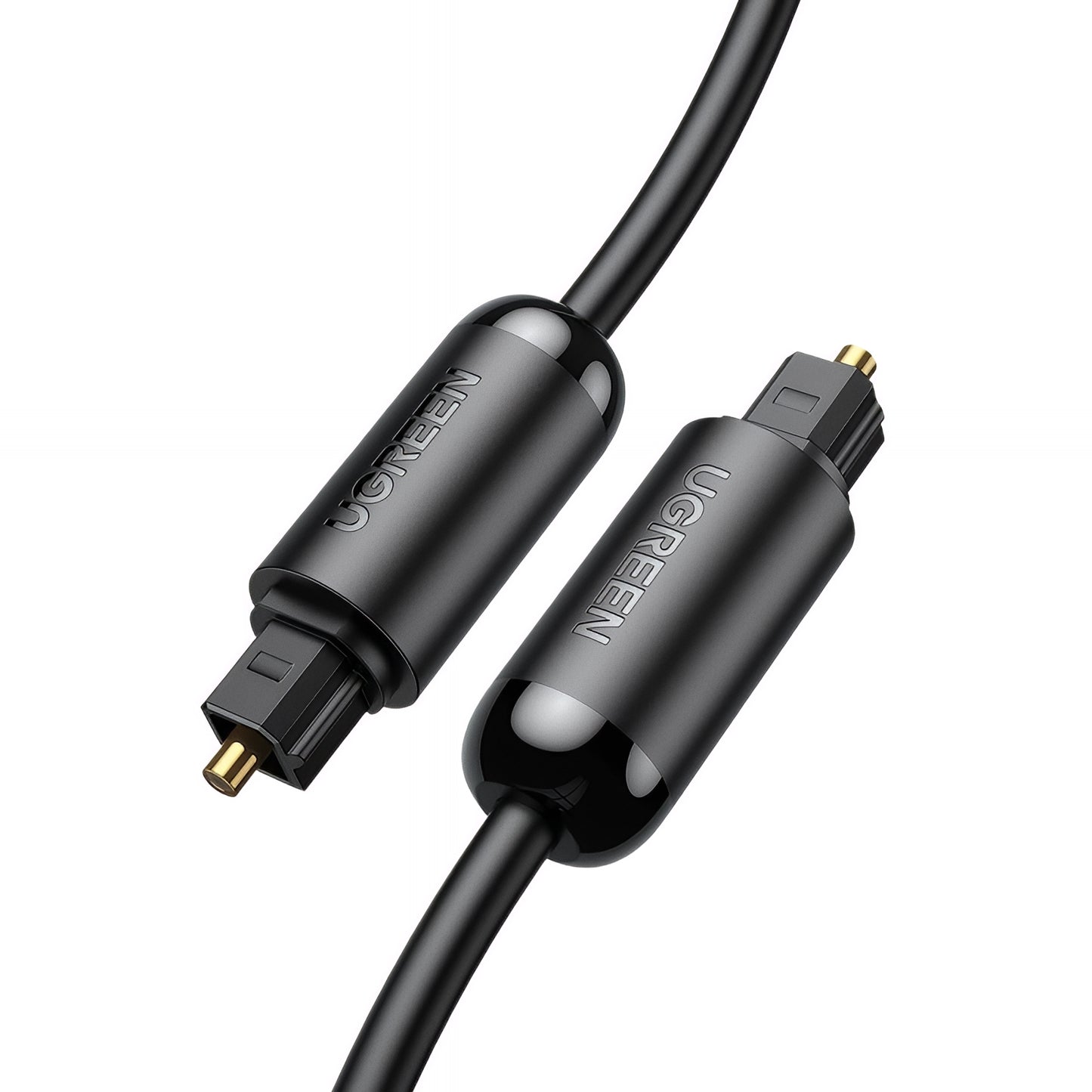 UGREEN AV122 Optinen Äänikaapeli, Toslink / SPDIF, 1.5m, Musta
