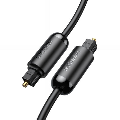 UGREEN AV122 Optinen Äänikaapeli, Toslink / SPDIF, 1.5m, Musta