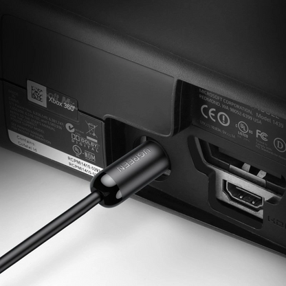 UGREEN AV122 Optinen Äänikaapeli, Toslink / SPDIF, 1.5m, Musta