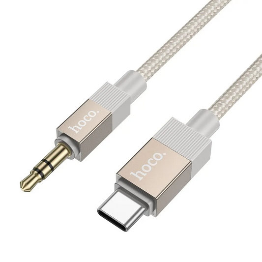 Audio USB-C - 3,5 mm HOCO UPA32B -kaapeli, 1 m, Kulta