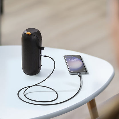 USB-C - 3,5 mm Joyroom SY-A07 -audiokaapeli, 1,2 m, musta