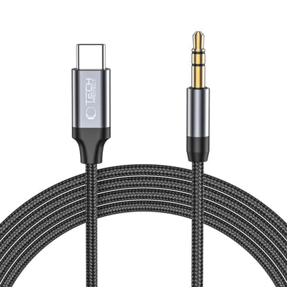 USB-C to 3.5mm Tech-Protect Ultraboost Audio Cable, 1m, Black
