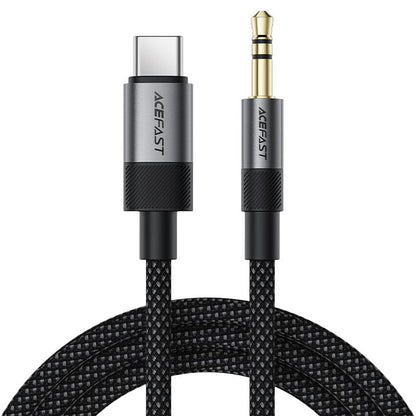 Audio USB-C - 3,5 mm Acefast J11, 1 m, Musta