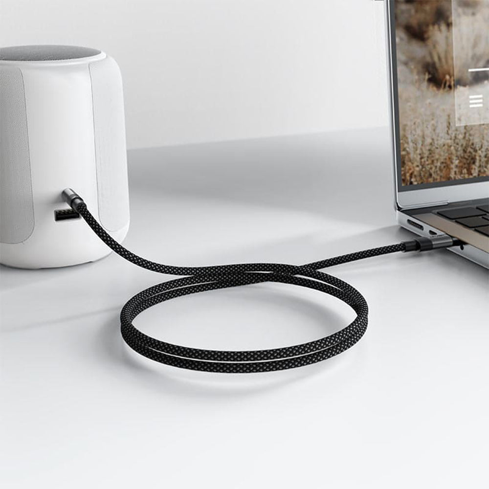 Audio USB-C - 3,5 mm Acefast J11, 1 m, Musta