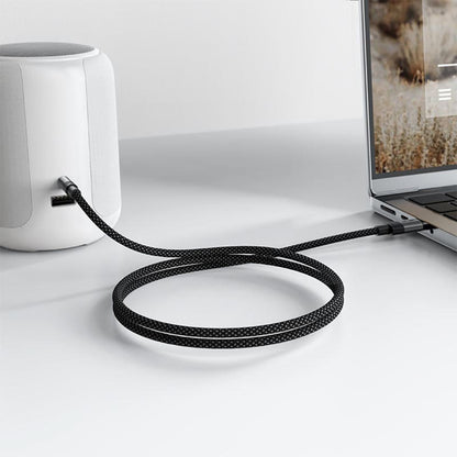 Audio USB-C - 3,5 mm Acefast J11, 1 m, Musta