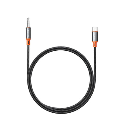 USB-C - 3.5mm McDodo CA-0820 Castle -audiokaapeli, 1.2m, Musta