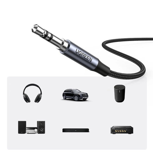 USB-C - 3,5 mm äänikaapeli UGREEN CM450 (20192), 1 m, harmaa