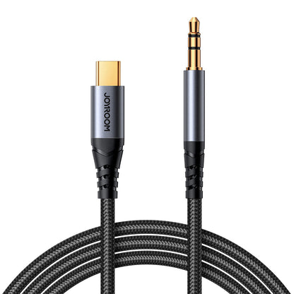 USB-C - 3,5 mm Joyroom SY-A07 -audiokaapeli, 1,2 m, musta
