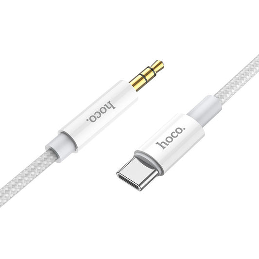 Audiojohto USB-C - 3.5mm HOCO UPA19, 1m, Hopea