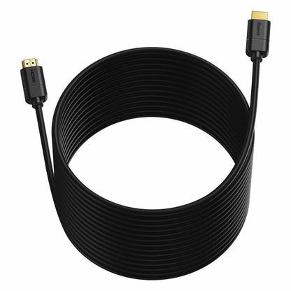 Baseus High Definition -videokaapeli, HDMI - HDMI, 4K, 5m, Musta CAKGQ-D01