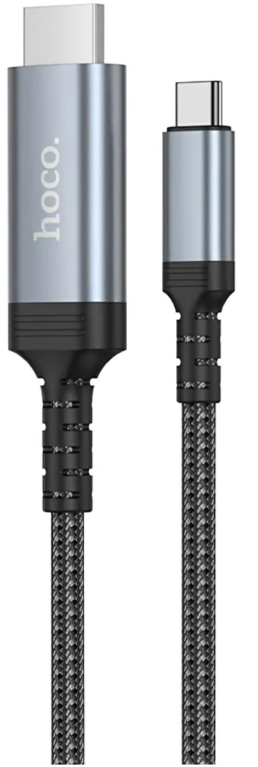 USB-C - HDMI HOCO UA43 Audio- ja Videokaapeli, 1.8m, Harmaa