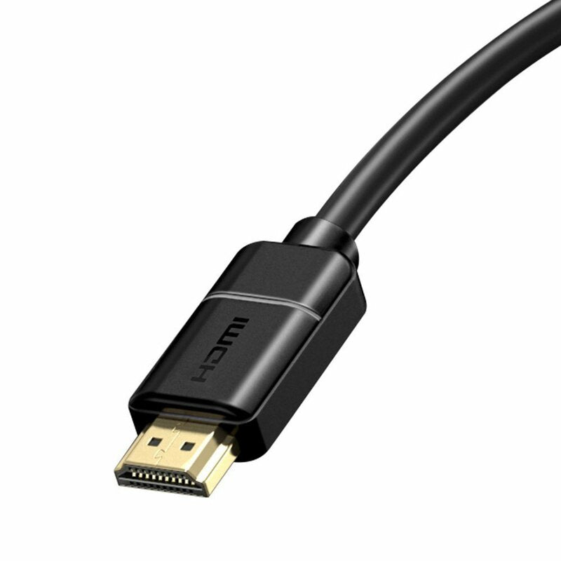 Baseus High Definition -videokaapeli, HDMI - HDMI, 4K, 5m, Musta CAKGQ-D01