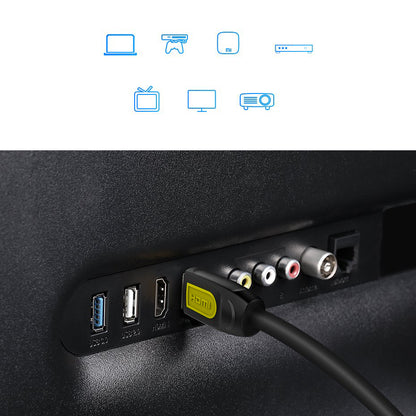 UGREEN HD101 -videokaapeli, HDMI - HDMI, 4K, 1m, Musta
