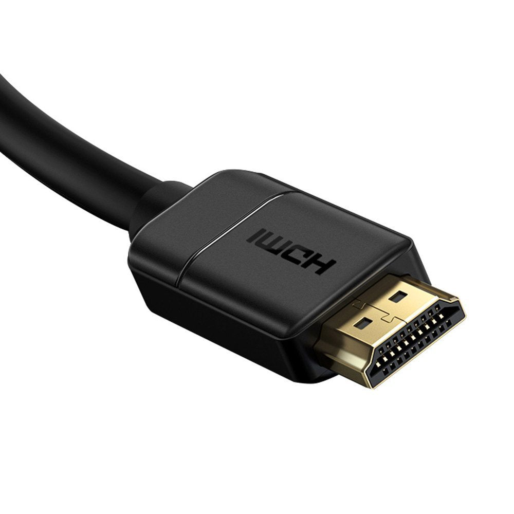 Baseus High Definition -videokaapeli, HDMI - HDMI, 4K, 3m, Musta CAKGQ-C01