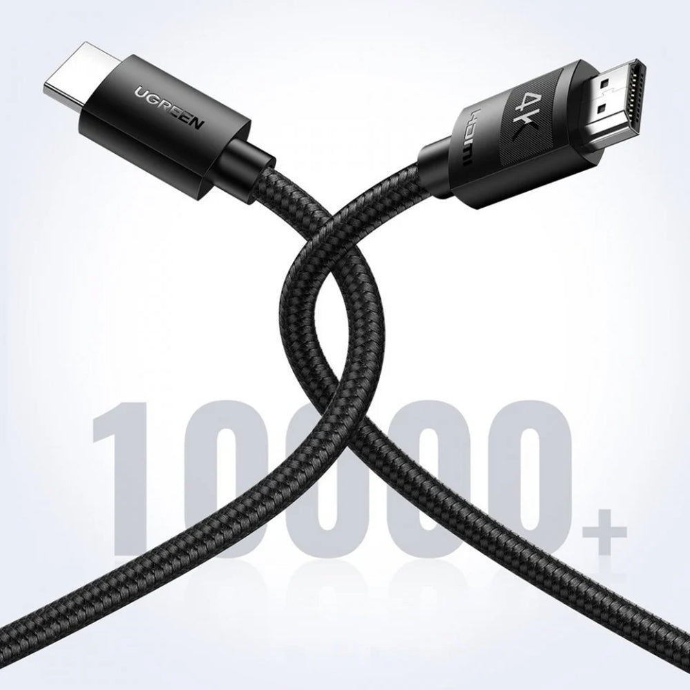 UGREEN HD119 Videojohto, HDMI - HDMI, 4K, 3m, Musta