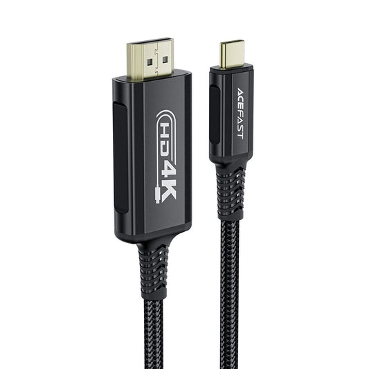 USB-C to HDMI Audio and Video Cable Acefast C1-10, 1.8m, Black